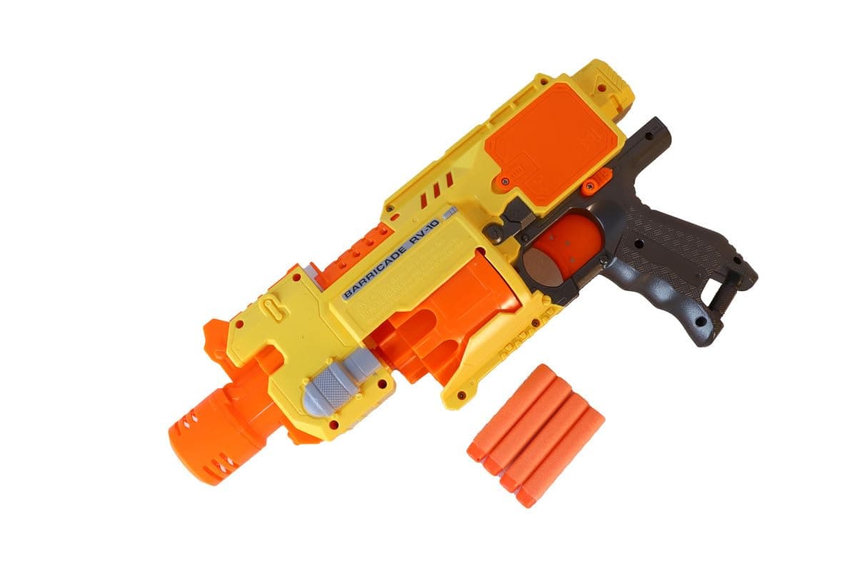 VOGUE WONDER Blaze Storm Soft Bullet Gun - Battery-Operated Kids' Toy with 20 Bullets and 10-Dart Magazine Drum