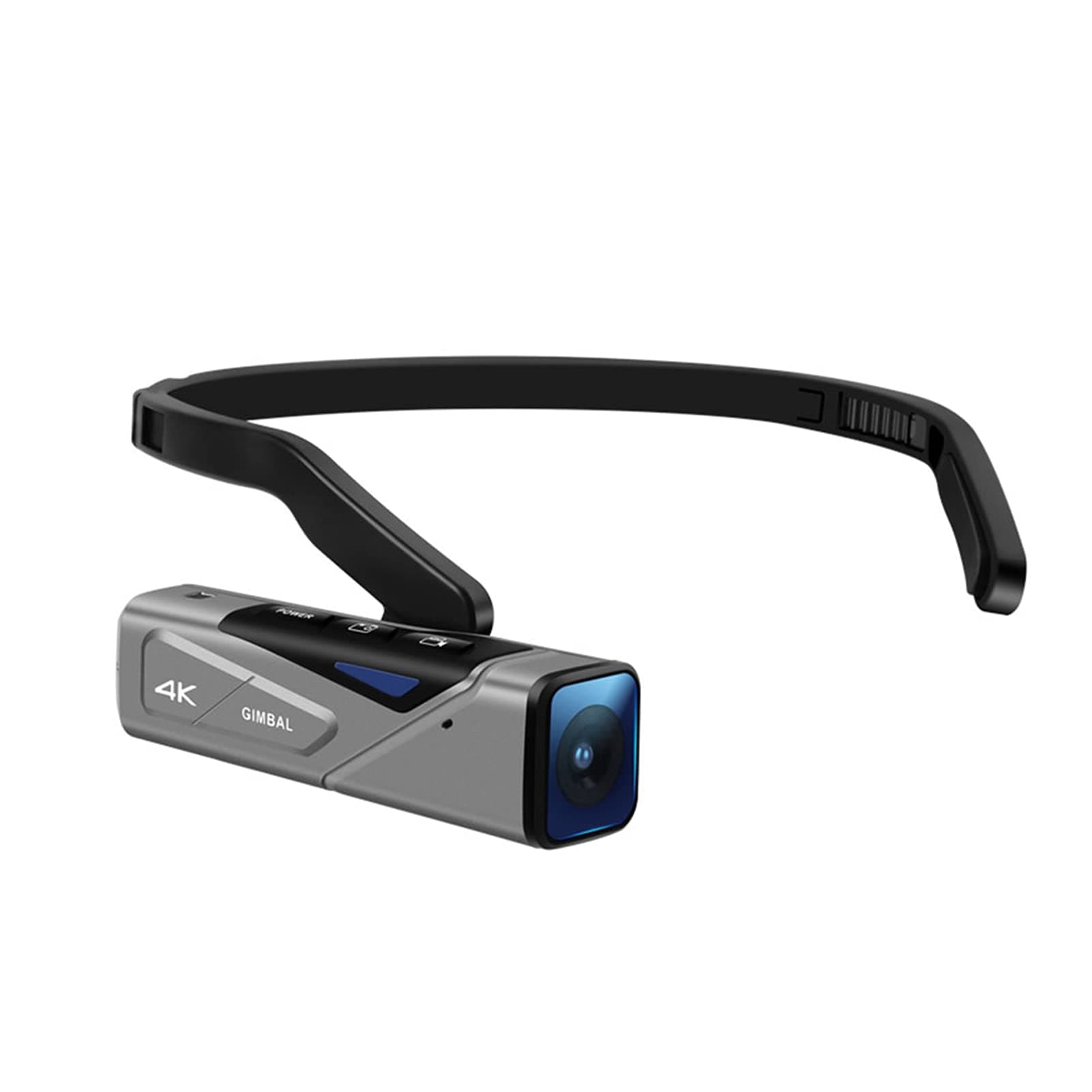 Hingers EP7 Head Wearable 4K 60fps Video Camera First Person View Hands-Free Camcorder APP Control Autofocus Built-in 2-Axis Gimbal -shake with Remote Control