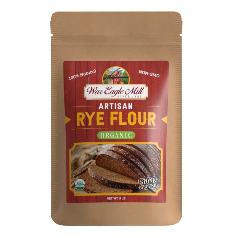 War Eagle Mill Rye Flour, Organic and non-GMO (2 lbs)