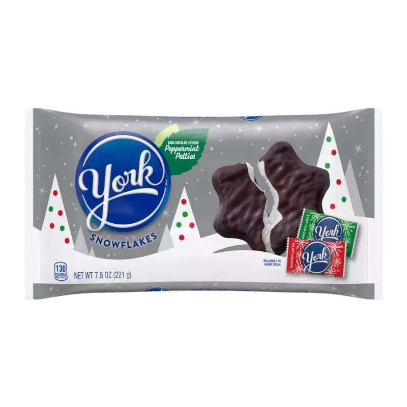 York Peppermint Snowflakes Christmas Edition 7.8oz (221g)