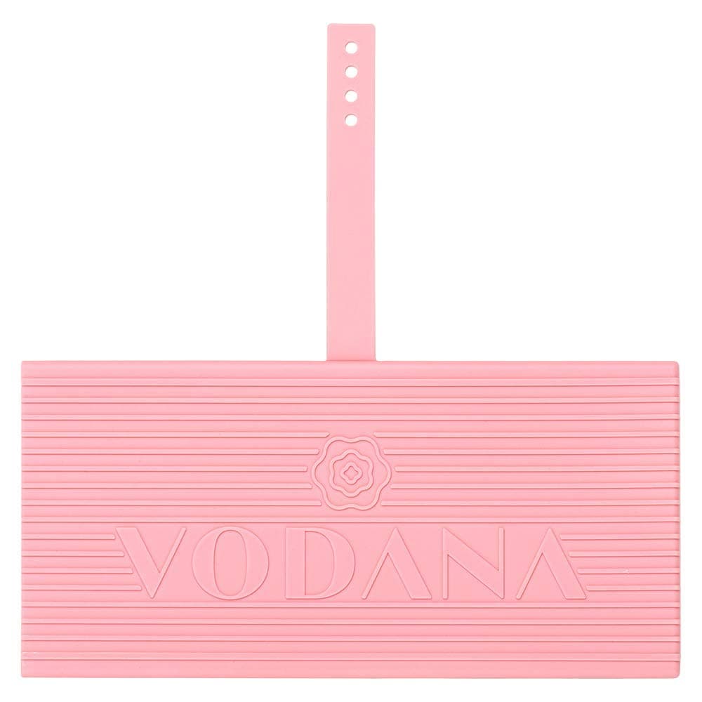 VodanaSilicone Pad Pouch 240, Heat Resistant Hair Styling Tools Storage, Travel Portable Bag for Flat Curling Straightening Iron, Straightener, Curler, and Wand (Pink)