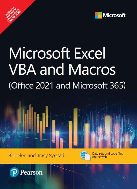 Pearson Microsoft Excel VBA and Macros (Office 2021 and Microsoft 365),1st edition