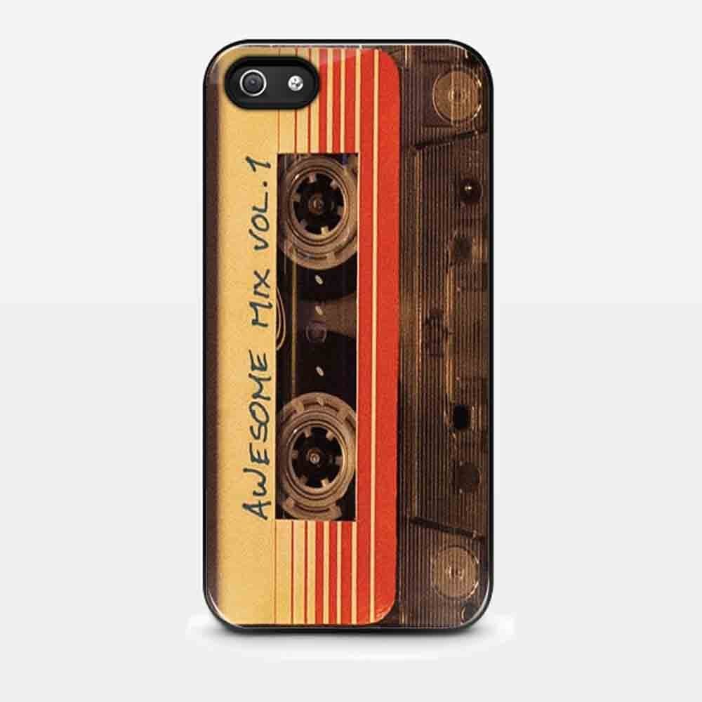 Awesome Mix Vol 1 Original Soundtrack Guardians of Galaxy for Iphone and Samsung Galaxy Case (iPhone 5/5s Black)