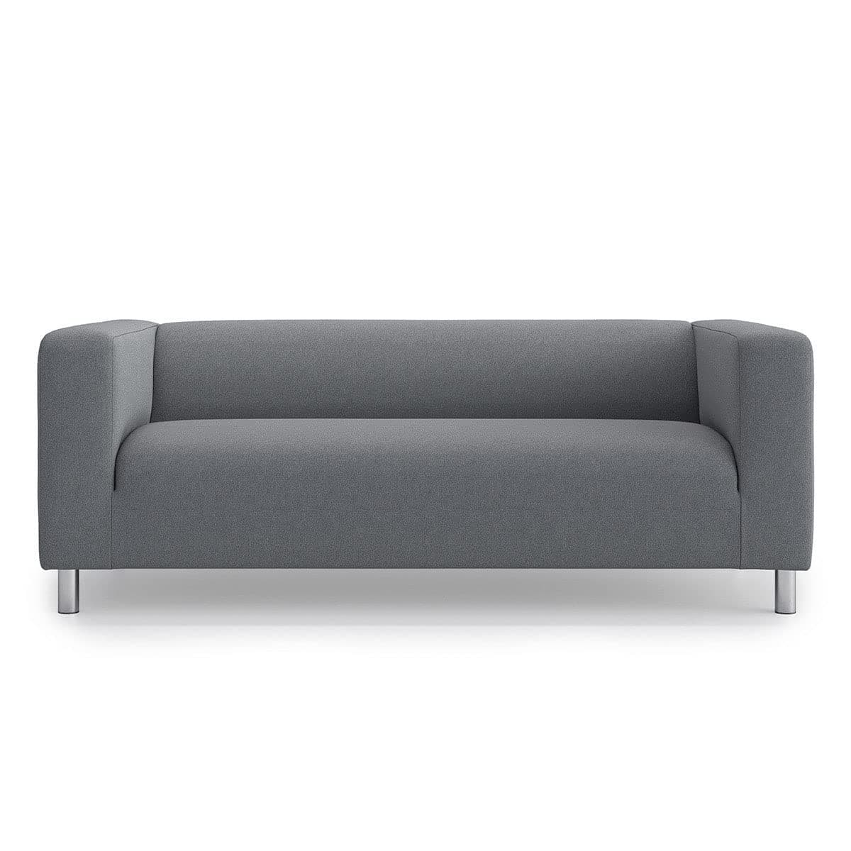 Klippan Cover Replacement for IKEA Klippan Loveseat Cover, Klippan Couch Cover,Klippan Sofa Cover Only!(Dark Grey)