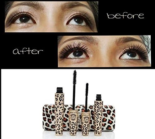 Eyelash Extension Mascara with Transplanting Gel &Natural 3d Fiber in Hard Case