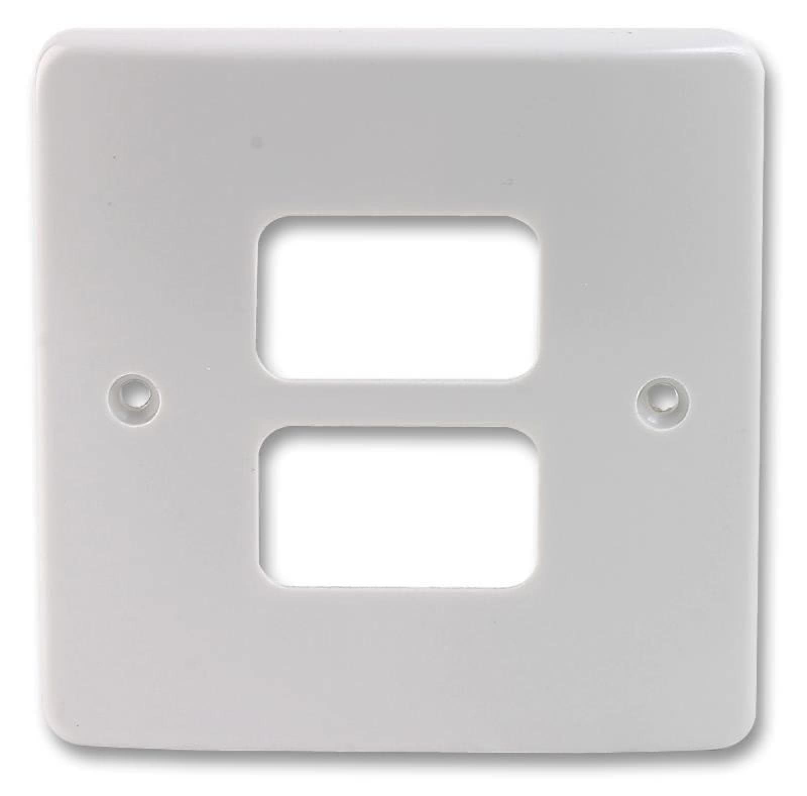 K3632WHI Logic Grid Plus 2 Modual Switchplate