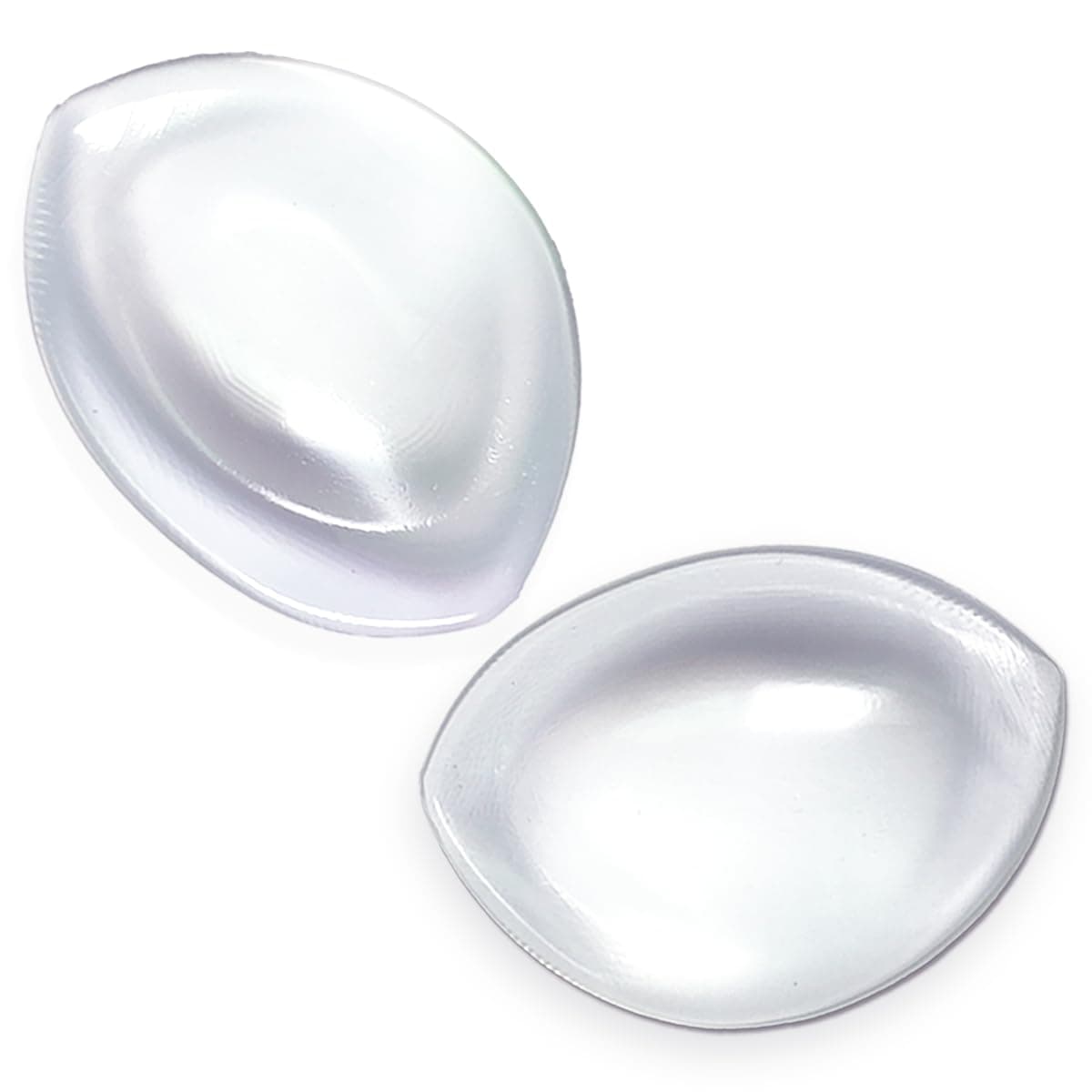 Thick Silicone Breast Gel Pads Bra, Transparent Large