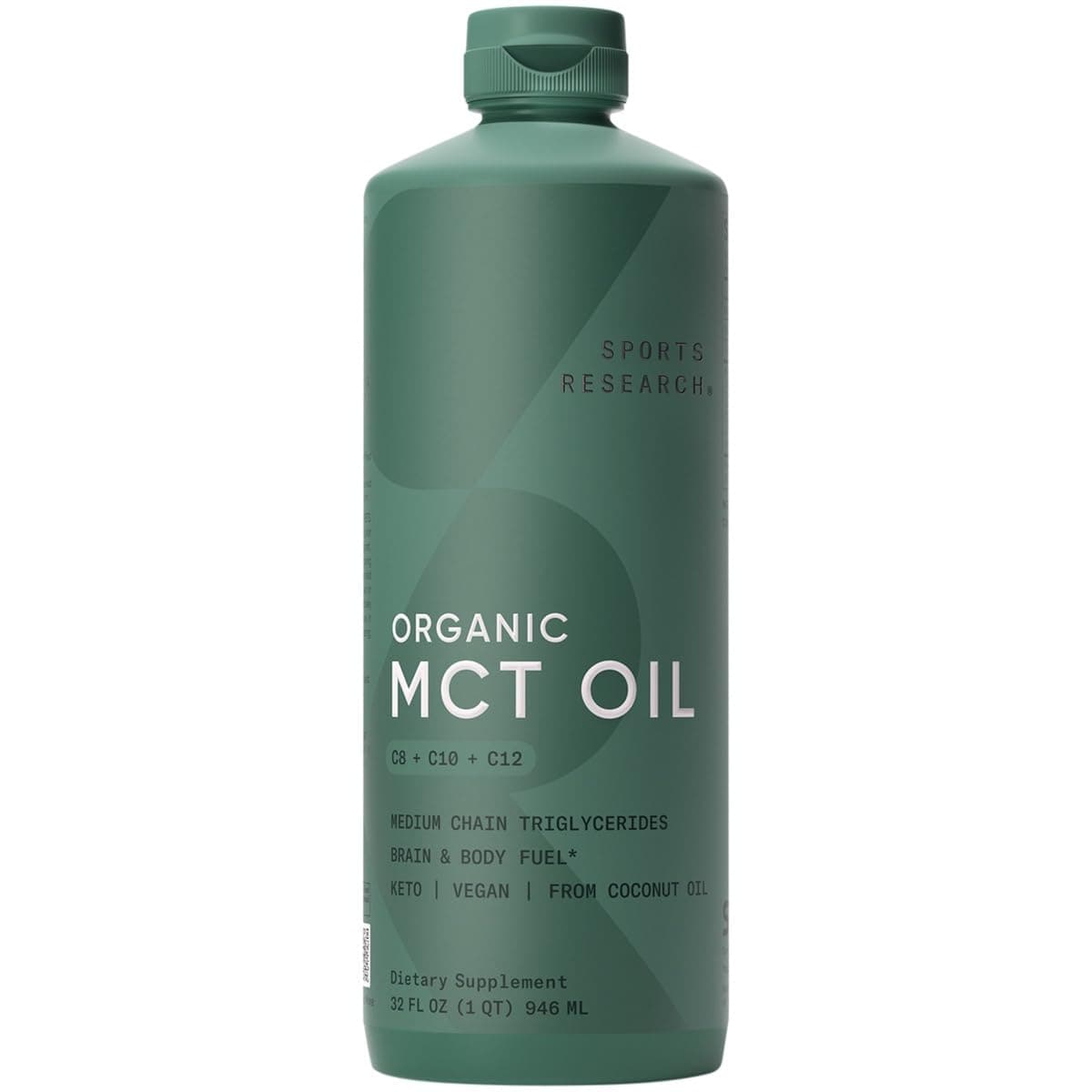 Sports Research Organic MCT Oil Full Spectrum 946ml (32 fl oz)