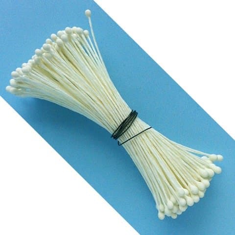 W OF S A SCOTT CLARK WOOLLEYW OF S A SCOTT CLARK WOOLLEY Large Round Tip Flower Stamens (Cream)