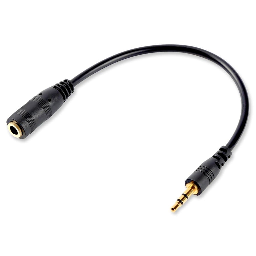 Electop2.5mm Male to 3.5mm(1/8 inch) Female Stereo Audio Jack Adapter Cable for Headphone