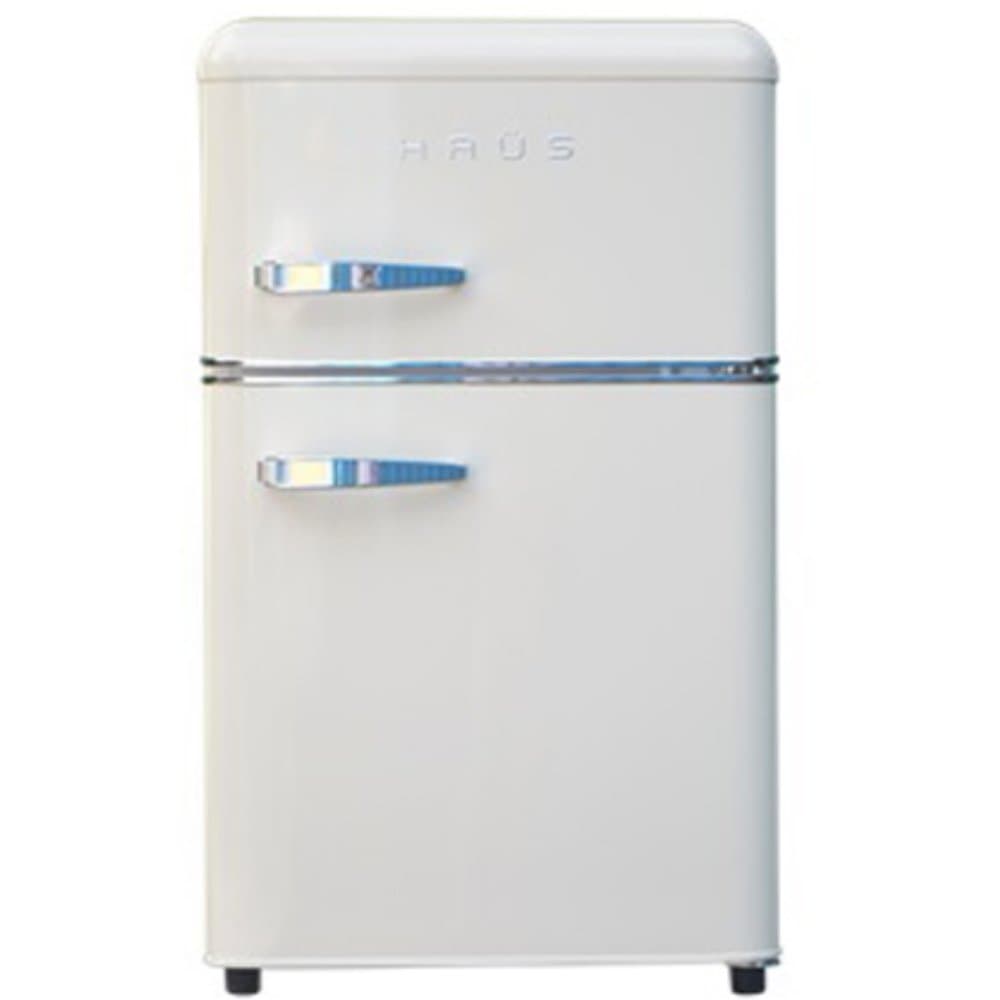 Bauer Haus Undercounter Double Door Retro Design Fridge Cream 80L BH48907CRE [Energy Class A+]