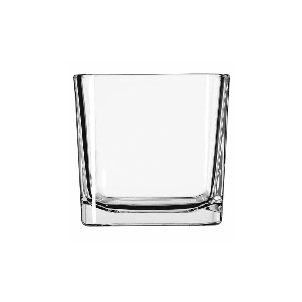 WGV 3-Inch Glass Cube/Votive Candle Holder, Small, Clear, Set of 12