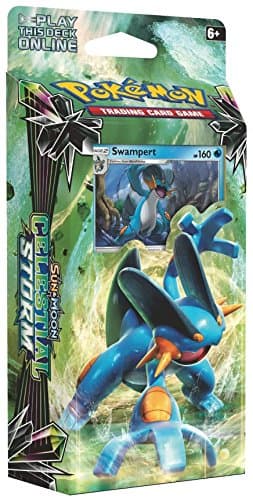 Pokemon 97712542355 TCG: Hydro Fury Theme Deck, Water & Ground Power, Collectible Trading Card Set,60 Card