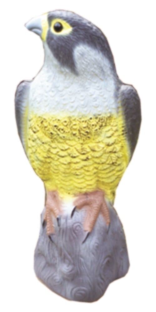 Hawk Decoy, Strong PVC Construction, Decoy for Yard, Water Garden Koi Fish Ponds, Pool or Lake Stands 16 Inches (40cm) Tall