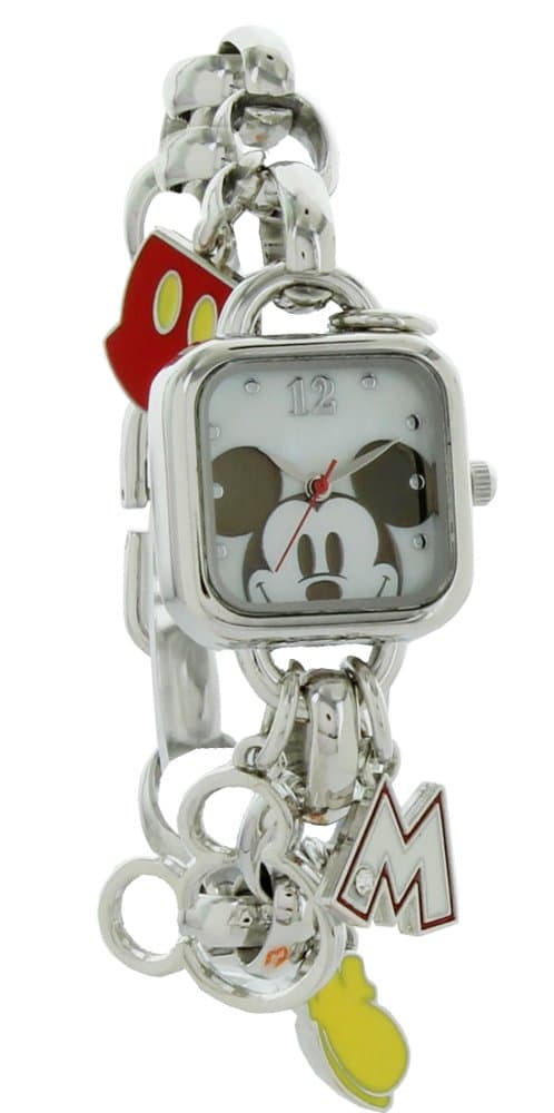 Disney #MK2228 Mickey Mouse Charm Bracelet Watch