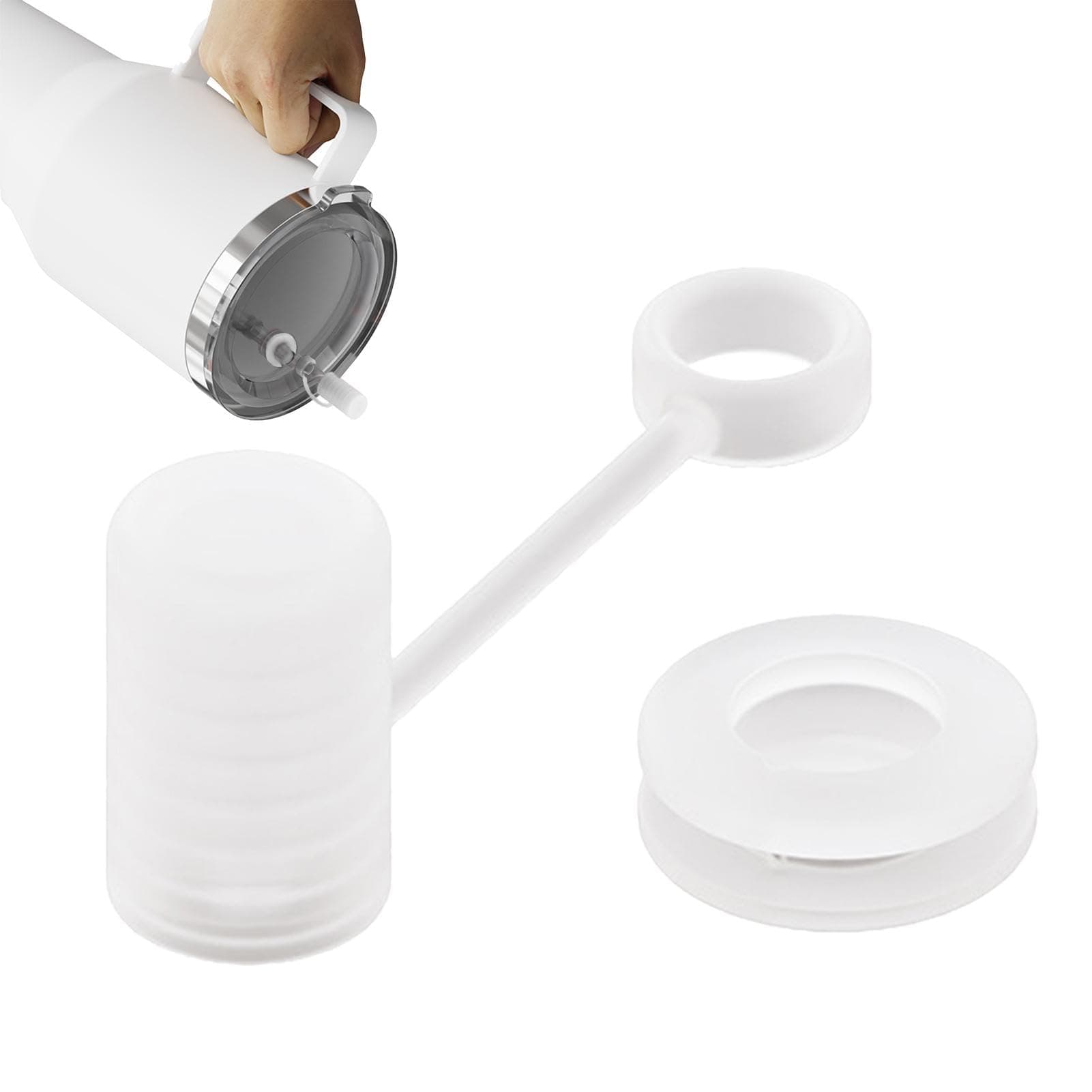 Water Cup Leak Stopper | Silicone Water Cup Leak Stopper Cover - Spill-Free Straw Cover, Tumbler Accessories, Water Bottle Anti-Spill Plug