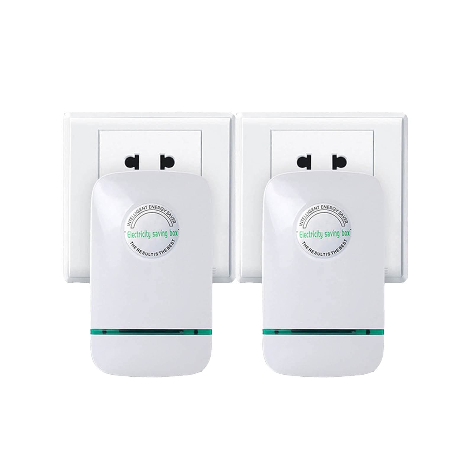 Energy-saving Box Household Energy-saving Device Voltex Electricity Saver Overload And Overvoltage Protection,Save Current Suitable For Office Market Hotel Restaurant (Color : White)