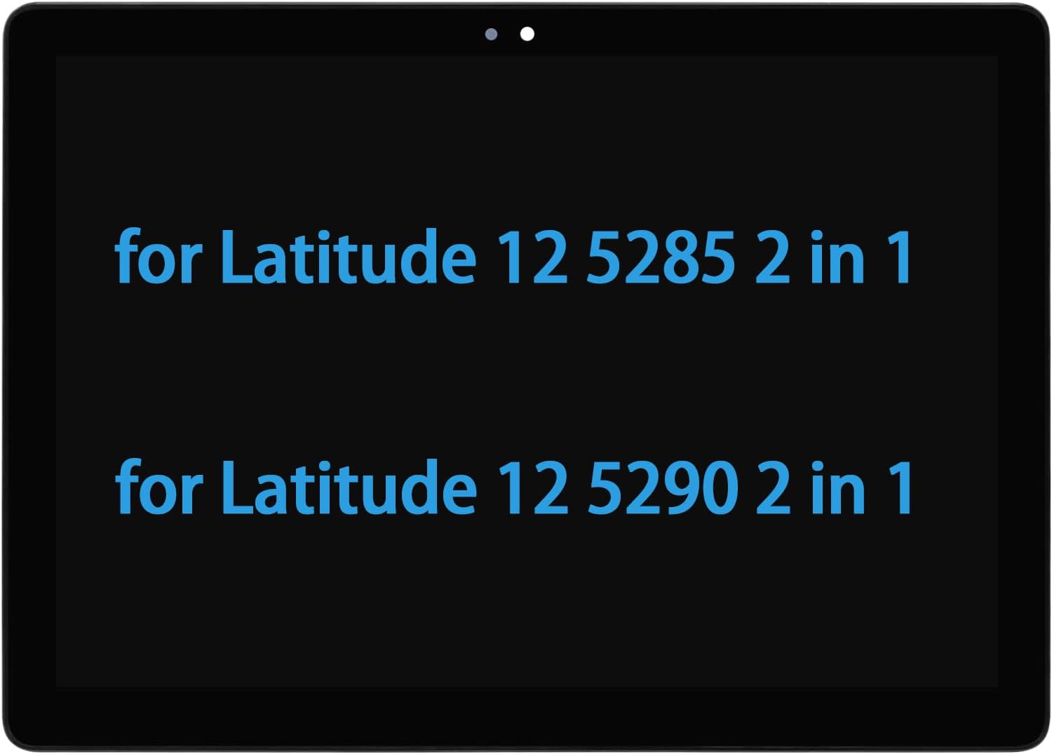 12.3" LCD Replacement for DELL Latitude 12 5285 5290 Tablet 2 in 1 Assembly with Bezel VKJCN 0VKJCN 1920×1080 LCD LED Touch Screen Digitizer Assembly