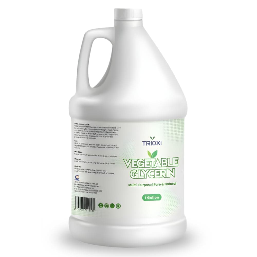 Trioxi Organic Vegetable Glycerin 1 Gallon – Ideal for Skincare, Hair Care & Homemade Products