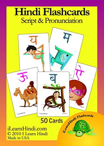 Hindi Flashcards: Script & Pronunciation (English and Hindi Edition) Mass Market Paperback – May 31, 2013