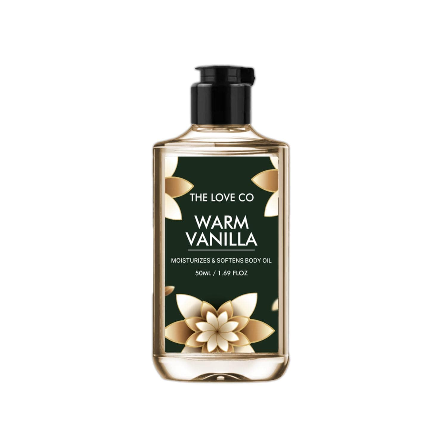 THE LOVE CO. Warm Vanilla In-Shower Body Moisturizer | Coconut Oil & Shea Oil | For All Skin Types | Hydrates & Plumps | Reduces Dryness & KP Bumps | Non-Greasy (50ml)