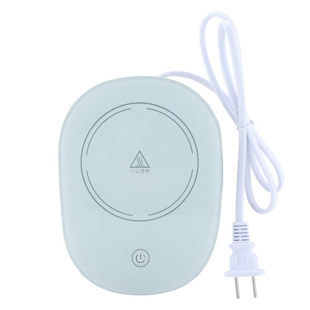 JecrinaNew electric heat heater winter water cup pad tray cup heater mat pads Energy saving gravity sensor Office desk easy to clean micro gravity control mini heater