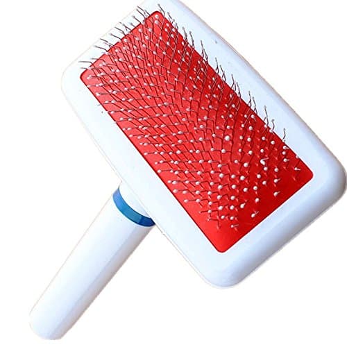 Soft pet brush for coat cleaning, combing hair, tangles, knots, for small dogs, cats, rabbit, guinea pigs, rodents, by Rompet