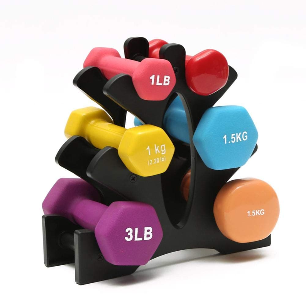 3-Tier Dumbbell Storage Rack Stand Multilevel Hand Weight Tower New Design Dumbbell Rack Stand for Gym Organization