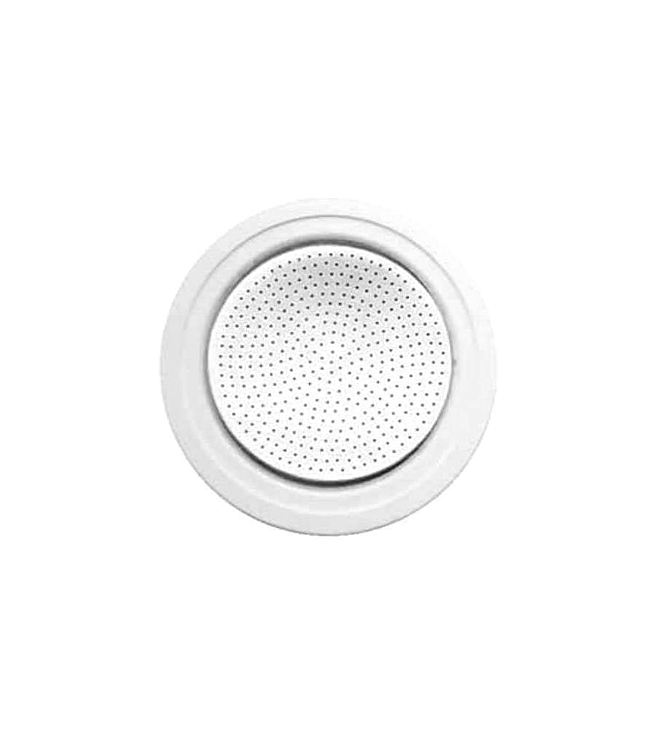 Spare Parts Includes 3 Gaskets and 1 Plate Compatible with Moka Express, Fiammetta, Break, Happy, Dama, Mini Express and Rainbow, 1 Cup