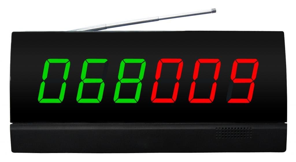 SINGCALL Wireless SINGCALL System Service Calling System,Screen Receiver Show 2 Groups 3-Digits (APE2600) Can't Be Used Alone