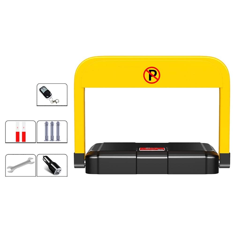 INTHEL Smart Parking Barrier, Car Park Driveway Guard Saver, IP67 Waterproof, Easy Installation, Automatic Remote Control Parking Lock