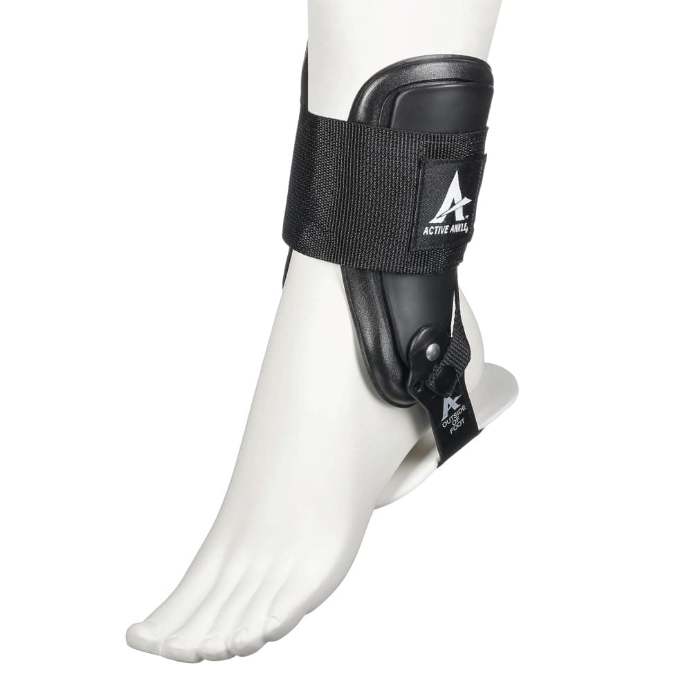 Large : Active Ankle T2 Ankle Brace, Rigid Ankle Stabilizer for Protection & Sprain Support for Volleyball, Cheerleading, Ankle Braces to Wear Over Compression Socks or Sleeves for Stability, Various Sizes