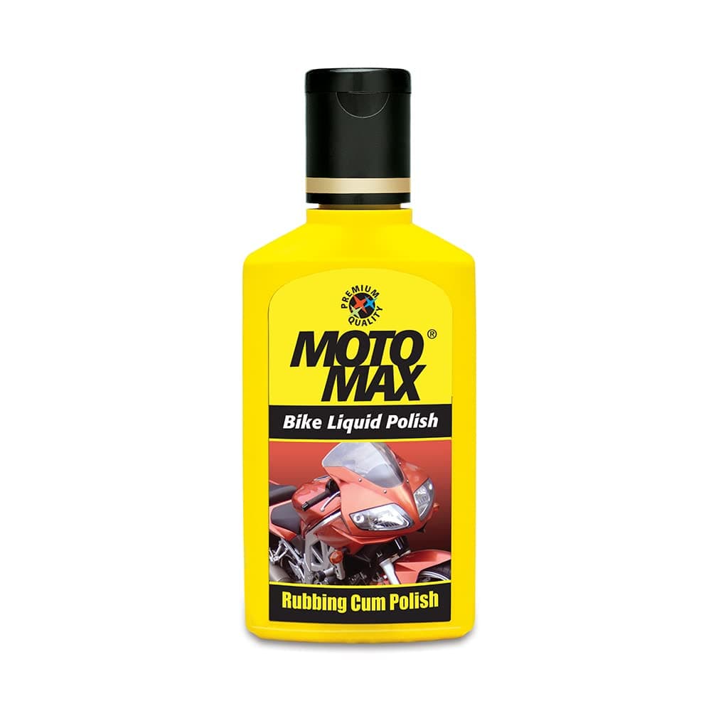 Bike Liquid Polish 50 ml |Removes tough stains, High Gloss & Shine on painted metal and plastic surfaces | Comes with a sponge for easy application on bike, motorbikes motorcycle