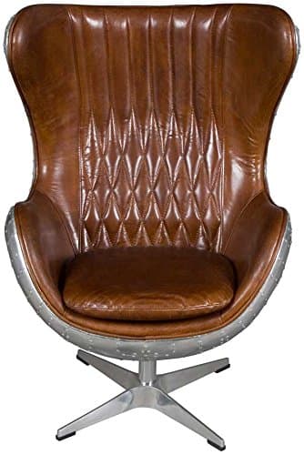 English Classics Aviation Aluminum Egg Chair