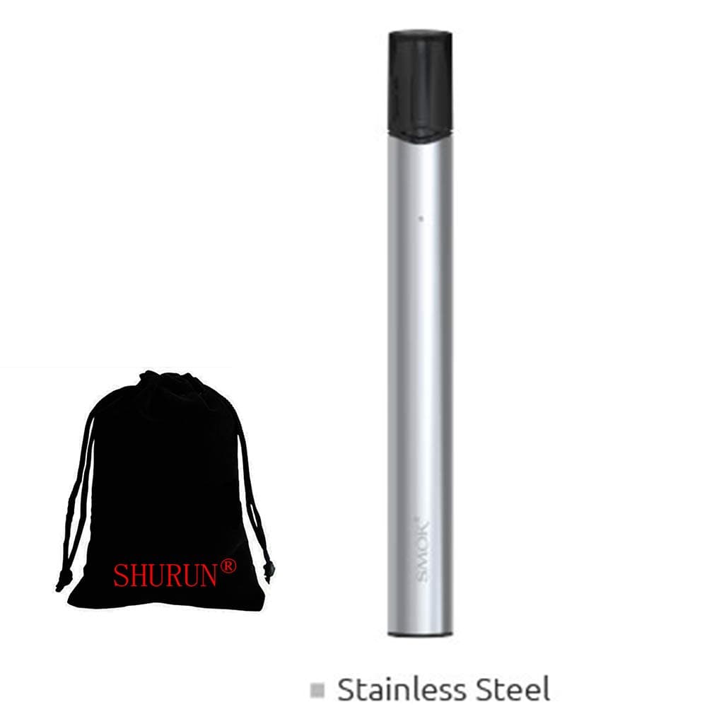Original SMOK SLM Kit 0.8ml -250mAh Built-in Battery/top Fill/Without Nicotine/Included SHURUN Storage Bag (Rostfreier Stahl)