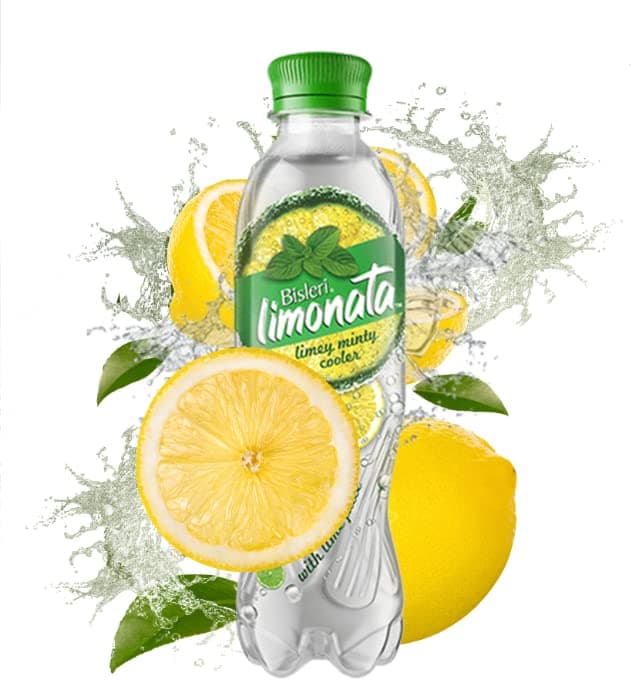 SADGURU ENTERPRISES - Bisleri Limonata Limey Minty Cooler Soft Drink 160ml / Pack of 24 bottle