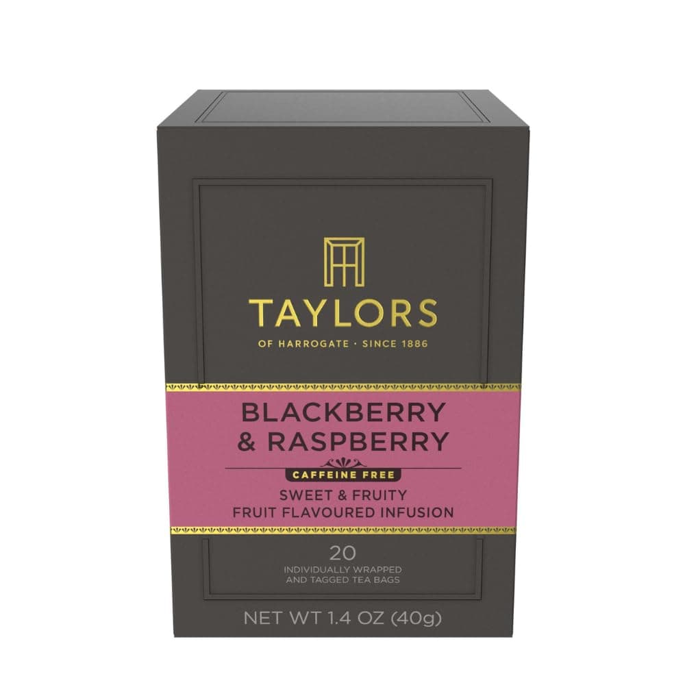 Taylors BlackBerry & Raspberry 20 Tagged Teabags 50g