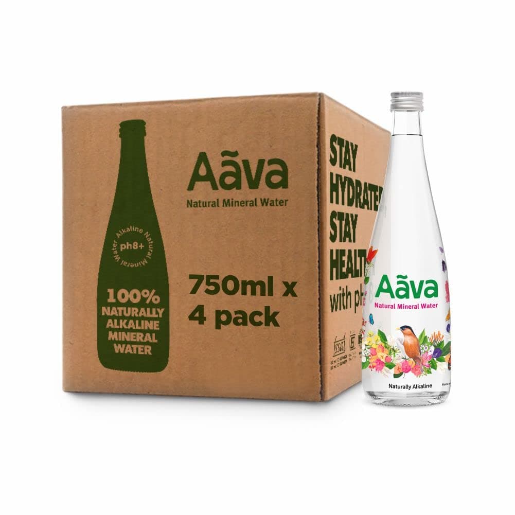 Aava Glass 750ml Alkaline Natural Mineral Water