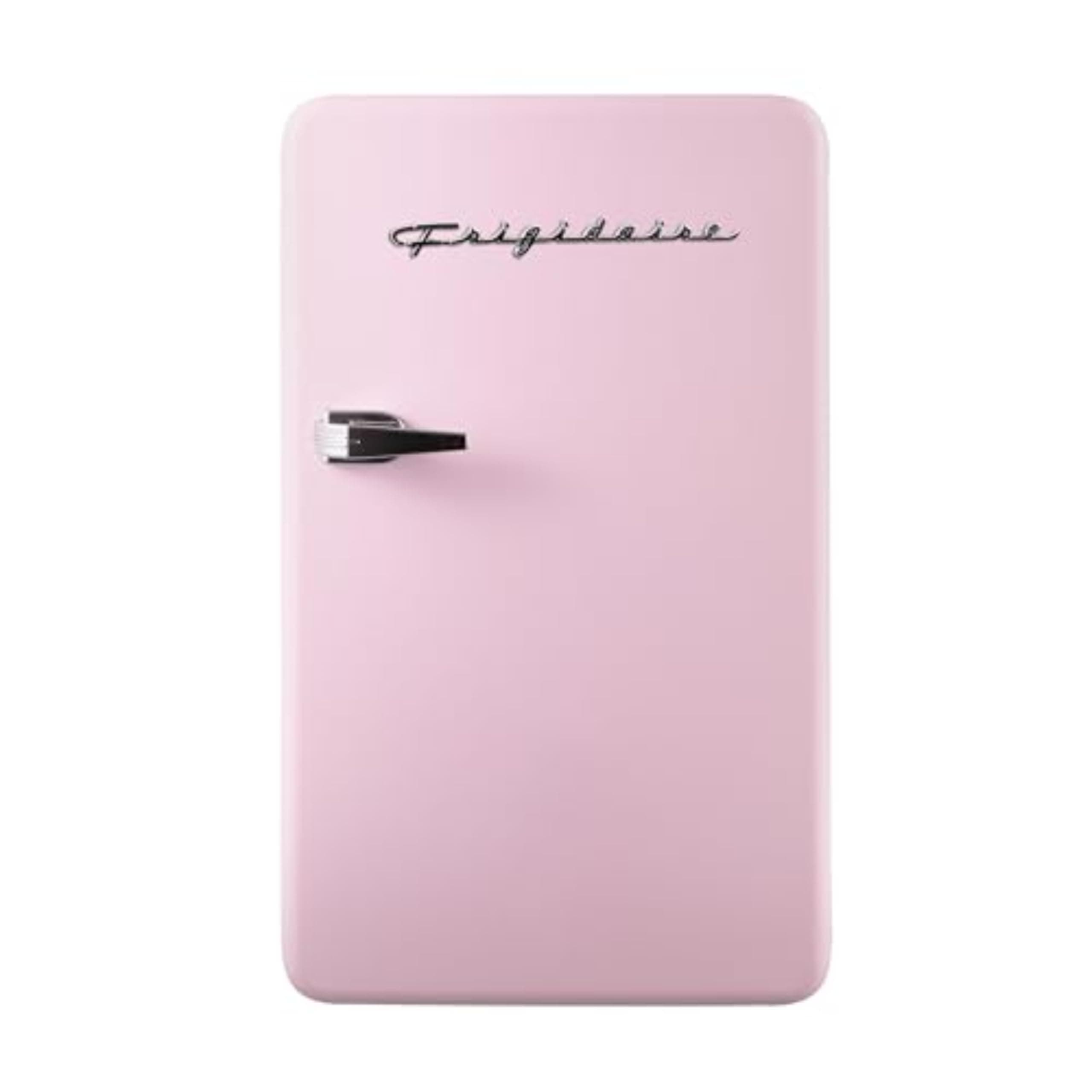 Frigidaire EFR372-ROSA 3.2 cu.ft Pink Retro Compact Rounded Corner Premium Mini Fridge