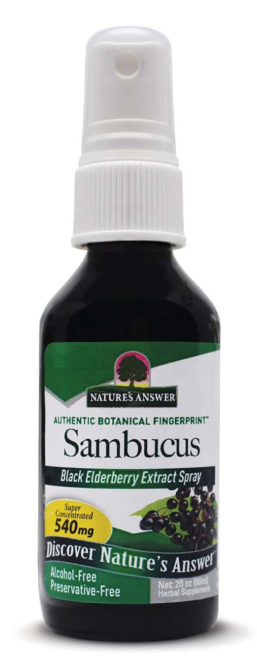 Sambucus Black Elderberry Spray 2 OZ, 2 pack