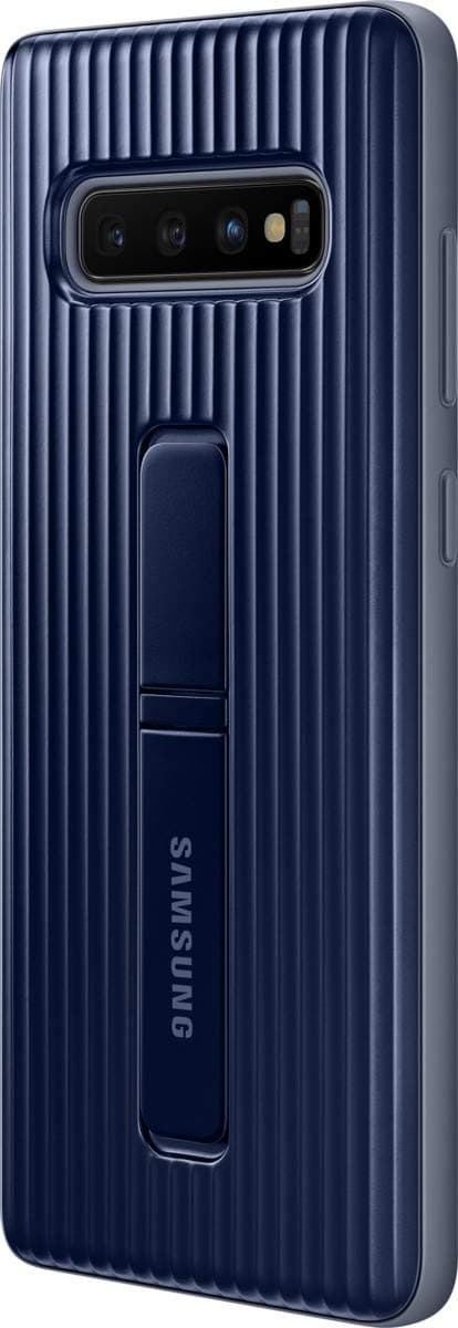 Samsung Original Galaxy S10+ Protective Slim Textured Standing Cover/Case - Blue