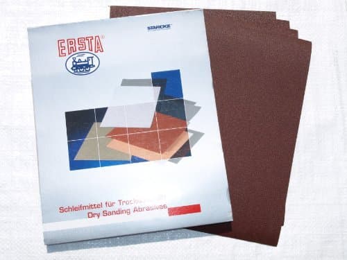 Emery Cloth Sandpaper 180 grit 4 Sheets Highest Quality 230 x 280mm STARCKE Abrasive Flexible Cloth Backed Matador