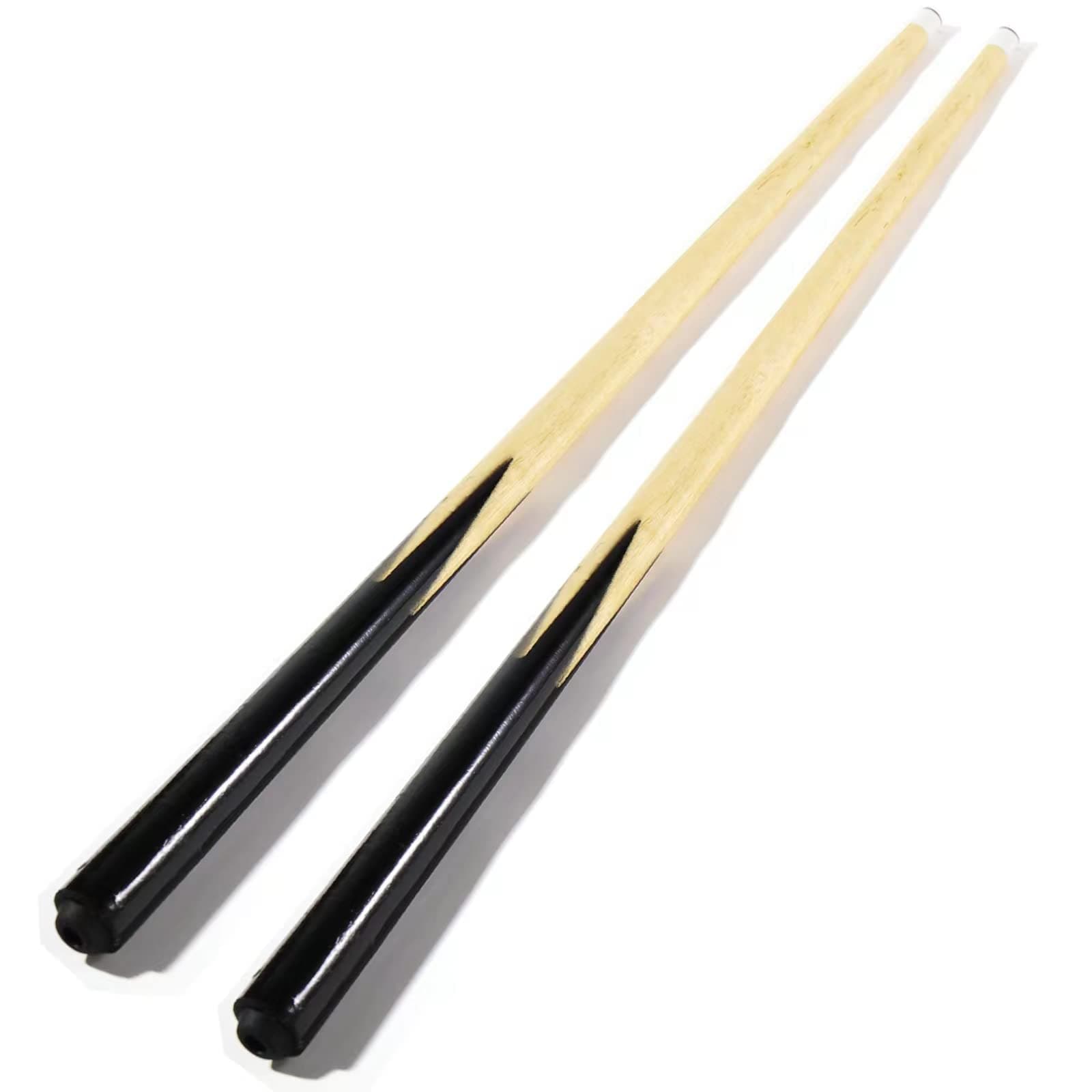 HIJ LoaloweProfessional Billiard Cue Sticks 18 Oz Hardwood Canadian Maple Pool Queue Stick with 13mm Tip,Set of 2