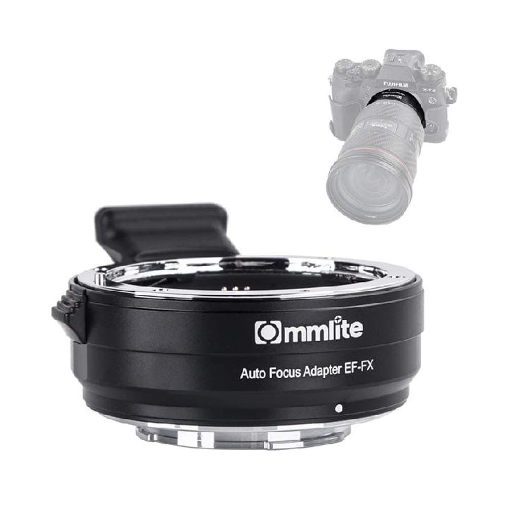 Commlite CM-EF-FX Electronic Auto Focus Lens Mount Adapter Converter for Canon EF/EF-S Lens to Fujifilm FX-Mount Camera with IS Image Stabilization Function