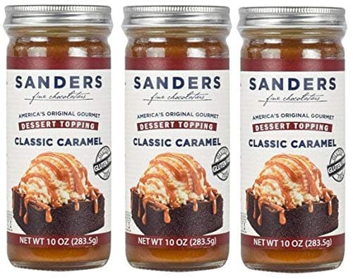 Sanders Dessert Topping Classic Caramel 10 Oz (Pack of 3)