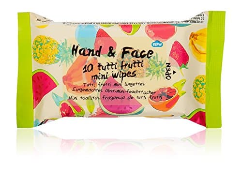 Hand and Face Mini Wipes Tutti Fruitti By NPW