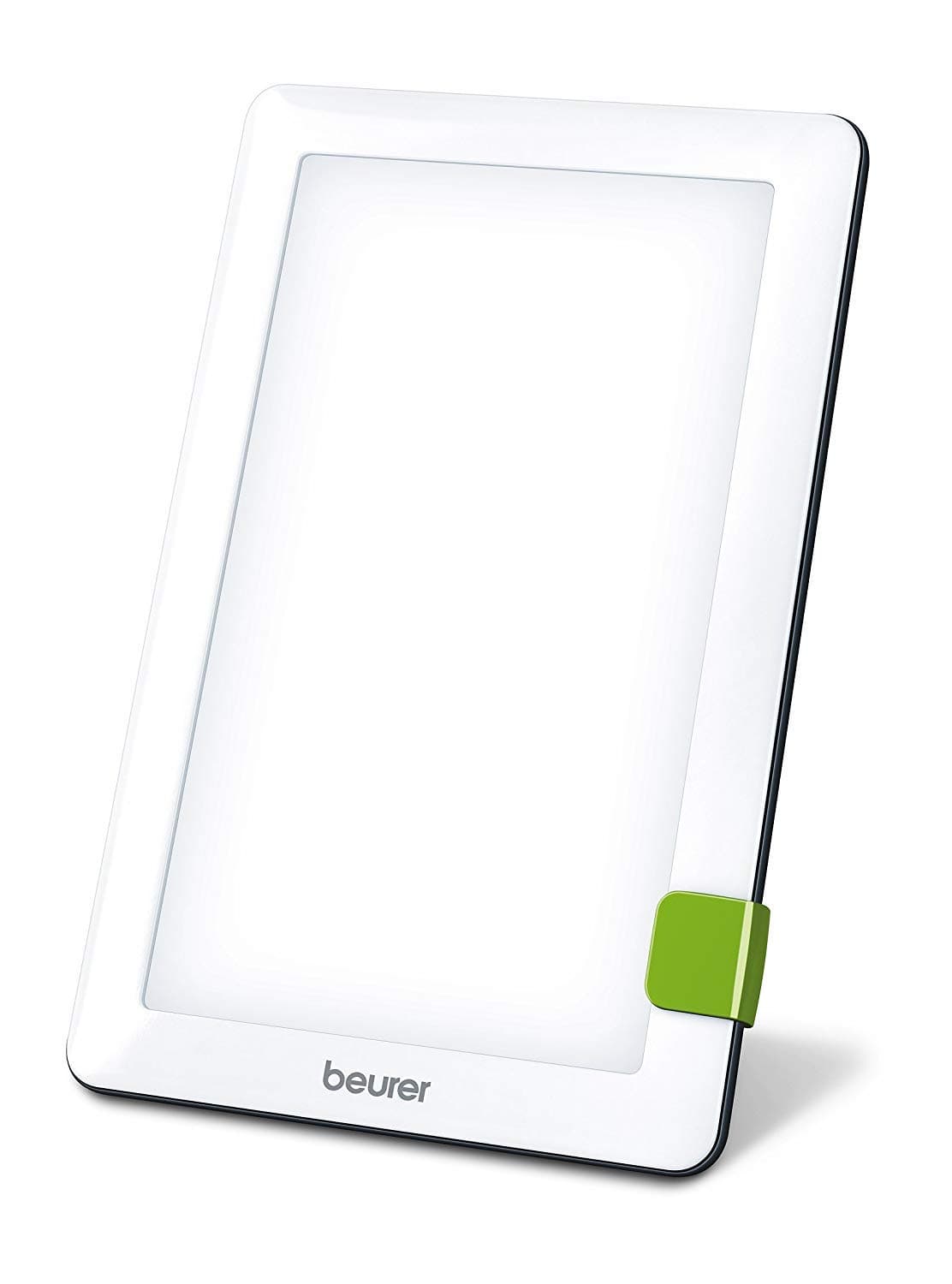 Beurer TL30UK SAD Lamp - Helps Combat Seasonal Affective Disorder - 10,000 lux - Compact Daylight Lamp - Adjustable Stand And Travel Bag - UV-Free LED Light Therapy - Certified Medical Device