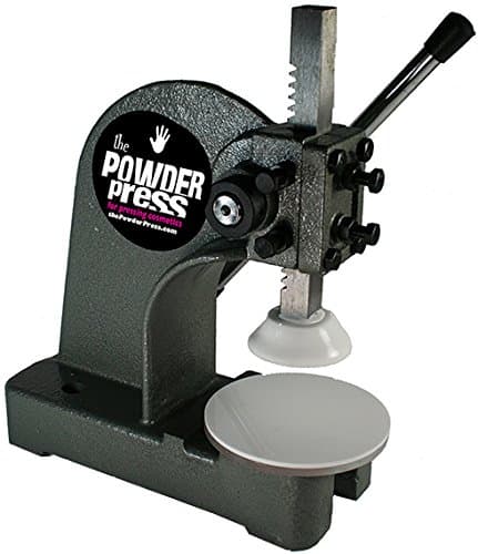 THE POWDER PRESS Cosmetic Pressing Tool Featured in Like A BOSS Movie - for Face Powder and Eye Shadow Indie Makeup Production - Stop Hand-Pressing!