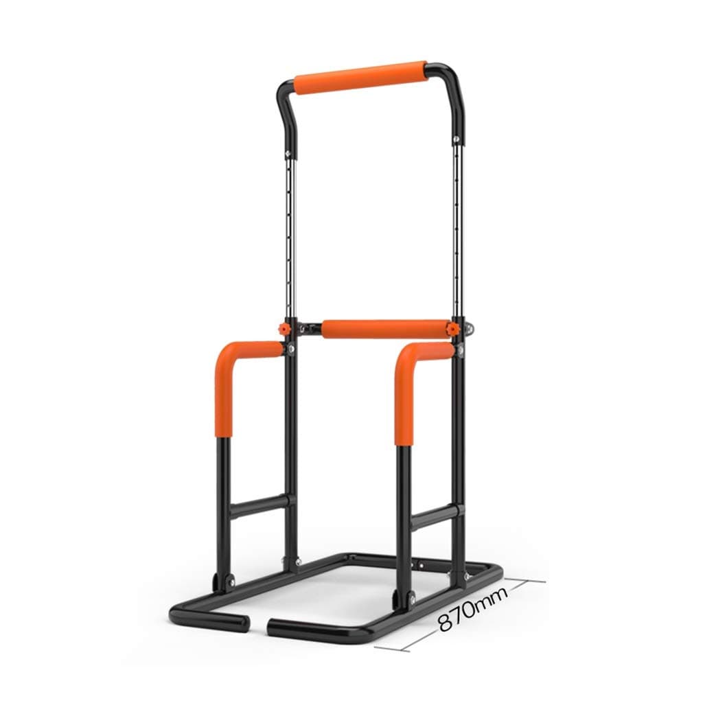 Dip Stands Indoor Pull-ups Multi-Function Single Parallel Bars Sports Fitness Equipment Pull up Bars (Color : Black, Size : 8758207cm)