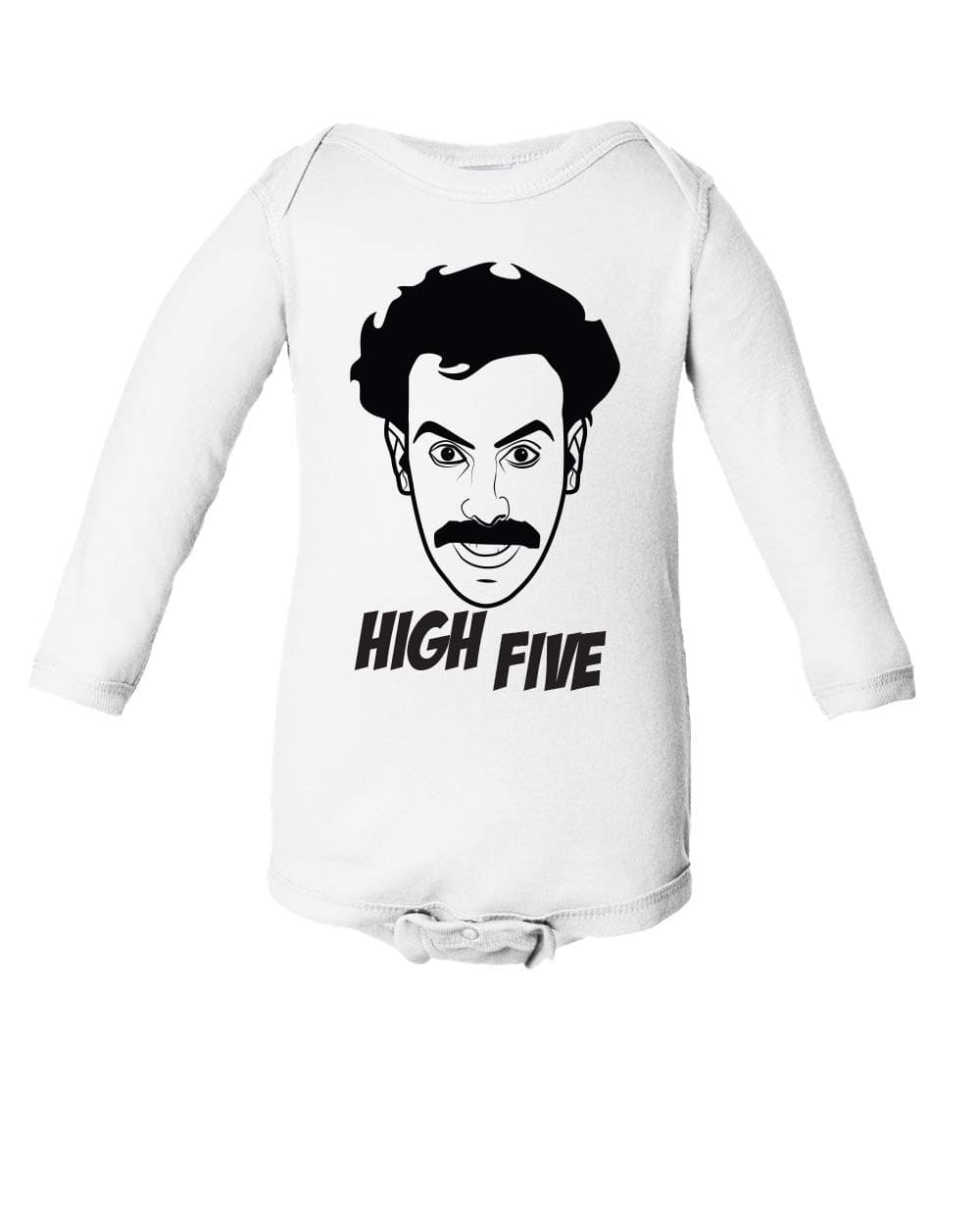 Borat Inspired Baby Onesie/HIGHFIVE/Funny Infant Bodysuit/Cute Baby Romper